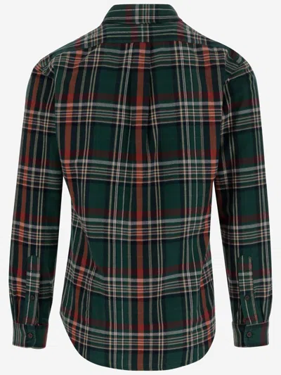 Ralph Lauren Cotton Shirt With Check Pattern In Multi