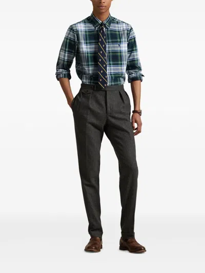 Ralph Lauren Polo  Plaid Shirt In Multi