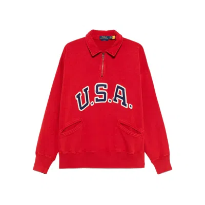 Ralph Lauren Sweatshirt In Red