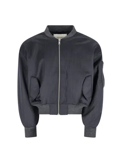 Entire Studios Bomber Zip In Gray