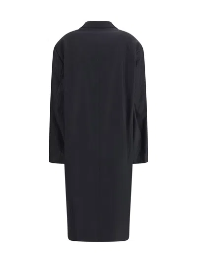 Lemaire Women Single-breasted Tailored Coat In Gray