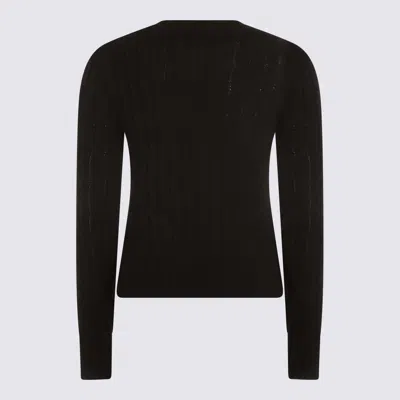 Ralph Lauren Black Cotton Knitwear In Black