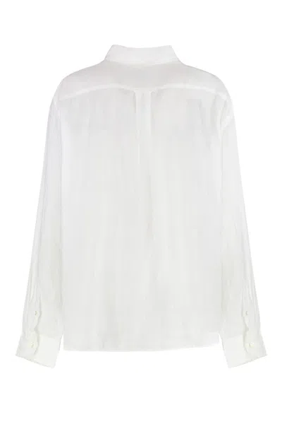 Ralph Lauren Linen Shirt In White