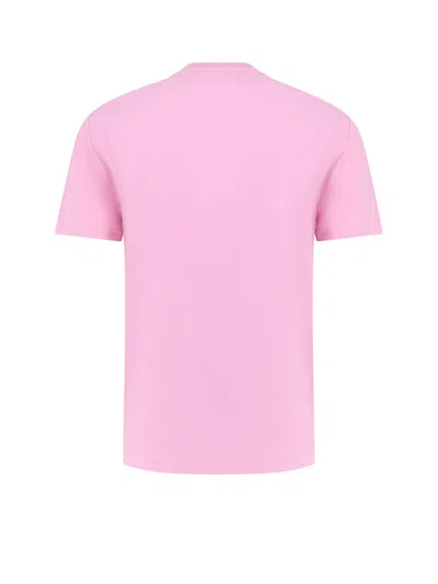 Ralph Lauren Cotton T-shirt With Logo Embroidery In Pink