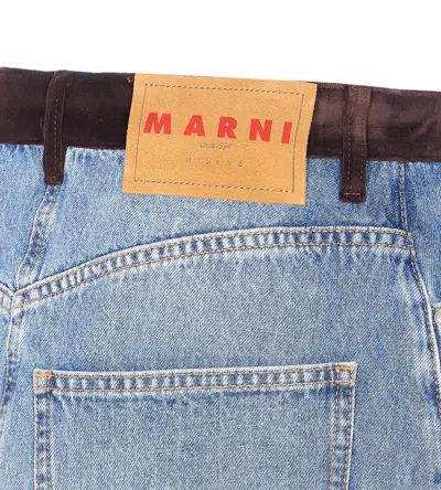 Marni Denim Skirt In Blue