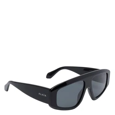 Alaïa Aviator Mask Sunglasses In Brown