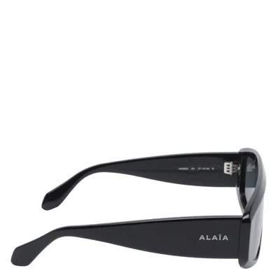 Alaïa Aviator Mask Sunglasses In Brown