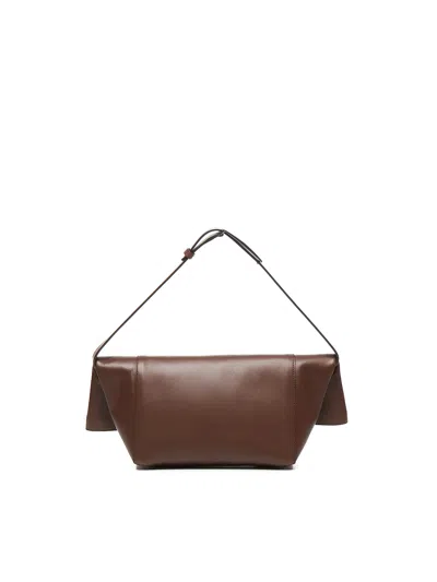 Max Mara Clutch  In Marrone In Brown
