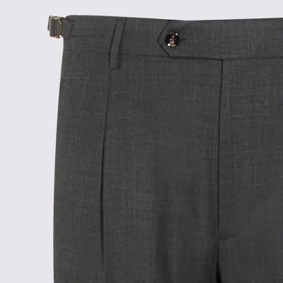 Berwich Dark Grey Pants In Black