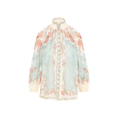 Zimmermann Daylight Blouse In Multi