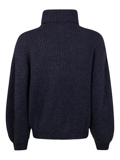 Semicouture Cashmere Blend Jumper In Blue