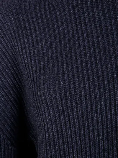 Semicouture Cashmere Blend Jumper In Blue