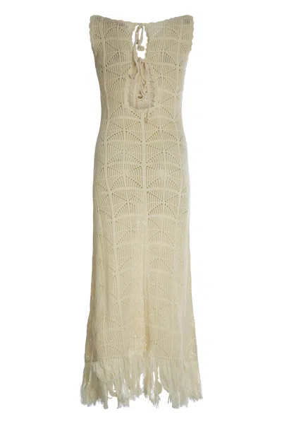 Rodebjer Cotton Sweater-dress In Neutral