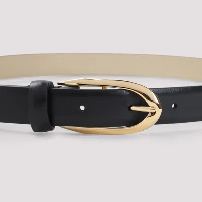 Givenchy Adjustable Belt Gold-tone Buckle In Black