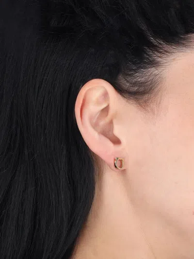 Ferragamo Small Earrings Gancini In Gold