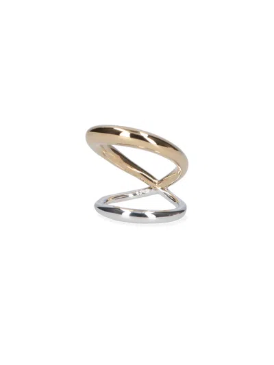 Charlotte Chesnais Two-color Ring Surma In Gold