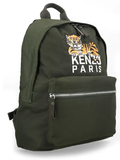 Kenzo Versatile Backpack Featuring Multiple Elements In Multi