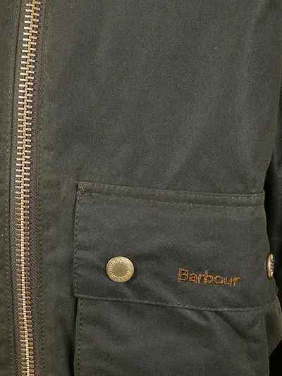 Barbour Maxine Bomber Jacket In Green