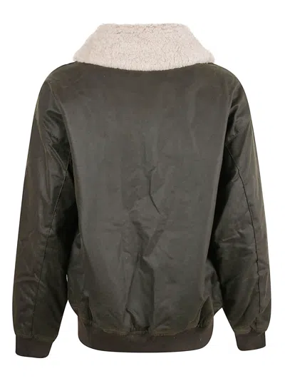 Barbour Maxine Bomber Jacket In Green