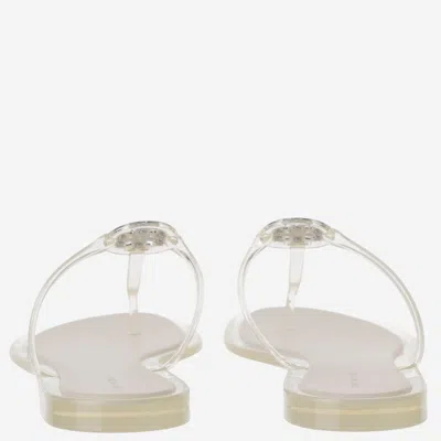 Tory Burch Mini Miller Jelly Sandals In Gray