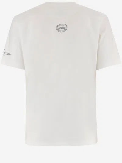 Y-3 Adidas  X Neighborhood X Dainese Cotton T-shirt In White