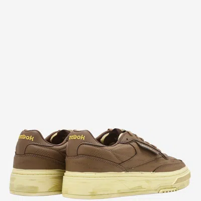 Reebok Club C Ltd Leather Sneakers In Brown