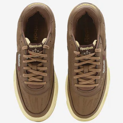Reebok Club C Ltd Leather Sneakers In Brown
