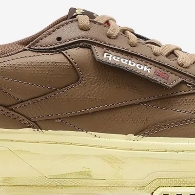 Reebok Club C Ltd Leather Sneakers In Brown