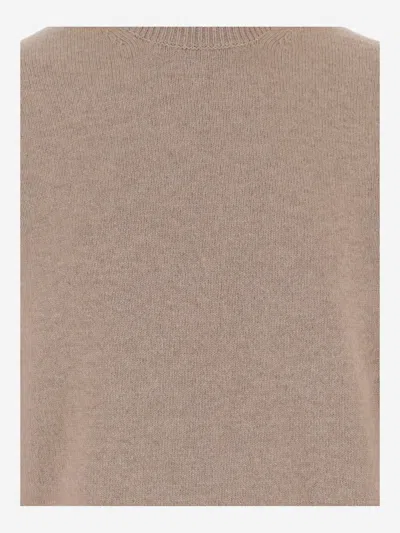 Guest In Residence Allday Crew Cashmere Sweater In Brown