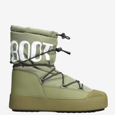 Moon Boot M Track Nylon Boots In Green