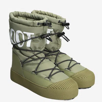 Moon Boot M Track Nylon Boots In Green
