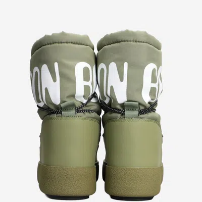 Moon Boot M Track Nylon Boots In Green