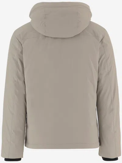 Woolrich Men Beige Solid Jacket, M Luxury Jackets For Men Darveys In Neutral