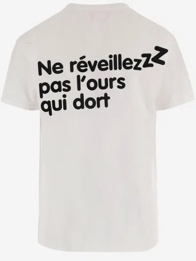 Après Surf Cotton T-shirt With Graphic Print In White