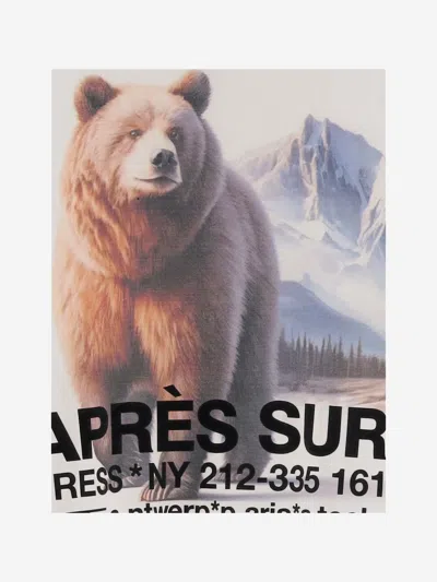 Après Surf Cotton T-shirt With Graphic Print In White