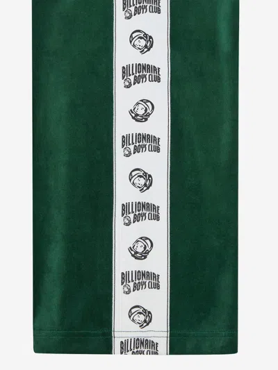 Billionaire Cotton Blend Trousers With Side Strips In Green