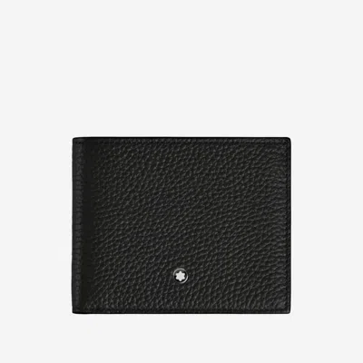 Montblanc Leather Wallet With Logo In Black