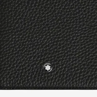 Montblanc Leather Wallet With Logo In Black