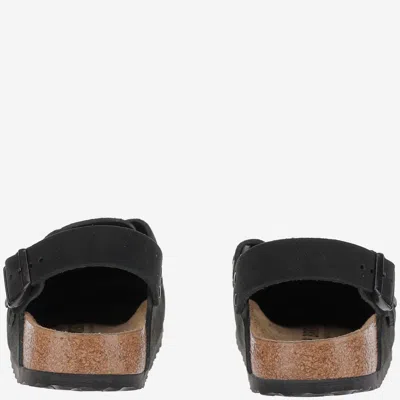 Birkenstock Tokio Suede Sabot In Black