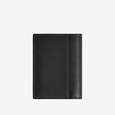 Montblanc Leather Wallet With Logo In Brown