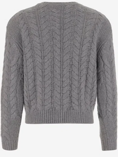 Oliver Lattughi Cashmere Sweater In Gray