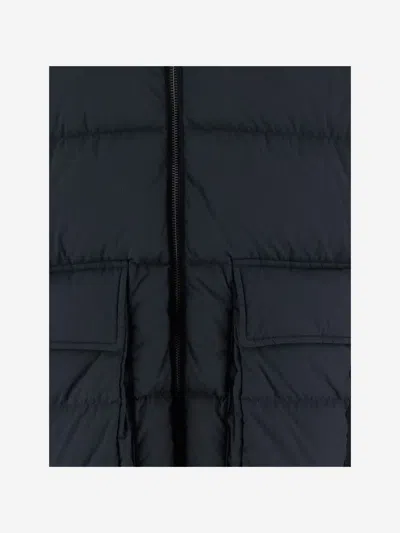 Herno Hooded Padded Jacket In Blue