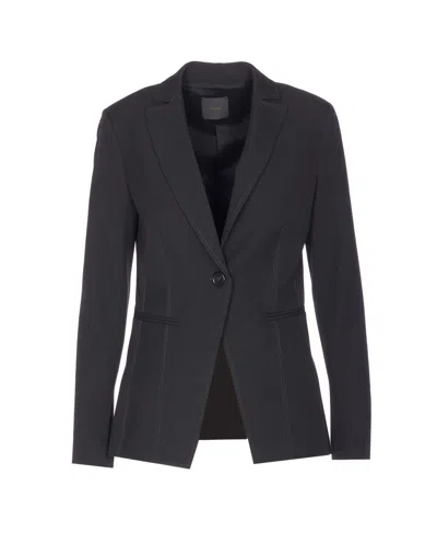 Pinko Tailored Jacket Notched Lapel In Gray
