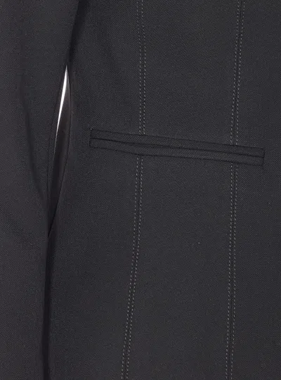 Pinko Tailored Jacket Notched Lapel In Gray