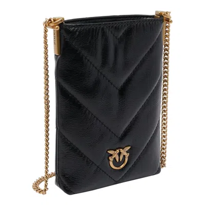 Pinko Monogram Phone Cover In Black