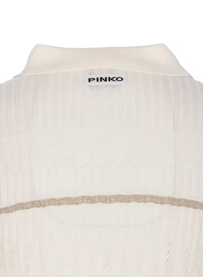 Pinko Jannu Long Sleeves Polo In Multi