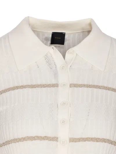Pinko Jannu Long Sleeves Polo In Multi