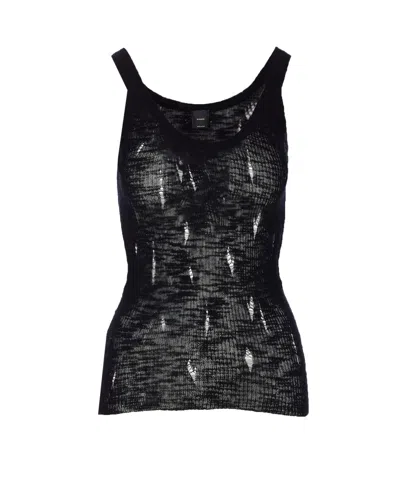 Pinko Sergio Tank Top In Black