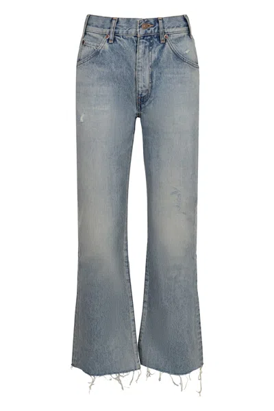 Celine Dylan High-rise Flared Jeans In Blue