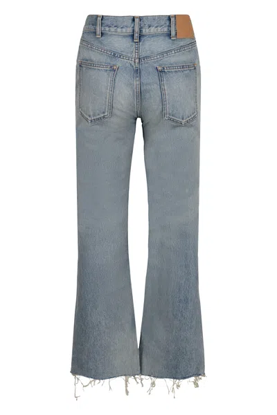 Celine Dylan High-rise Flared Jeans In Blue